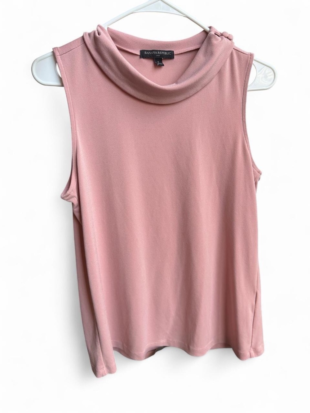 Banana Republic Sleeveless Cowl Neck Camisole - Dusty Pink